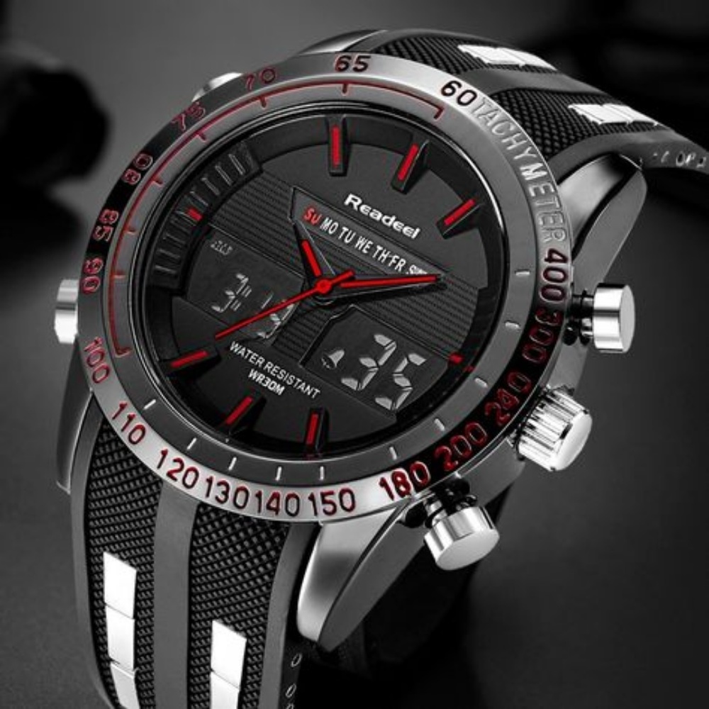 Mens LED Digital Quartz Watch  LOADED!